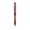 Branded Promotional STILOLINEA RAJA SILVER CHROME PEN in Red Pen From Concept Incentives.