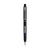 Branded Promotional STILOLINEA RAJA SILVER CHROME PEN in Black Pen From Concept Incentives.