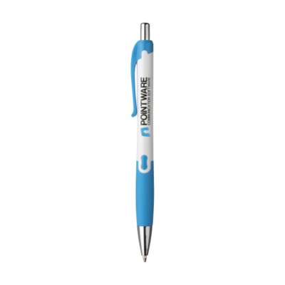 Branded Promotional ALLEGRO PEN in Light Blue Pen From Concept Incentives.