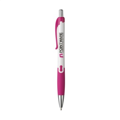 Branded Promotional ALLEGRO PEN in Pink Pen From Concept Incentives.