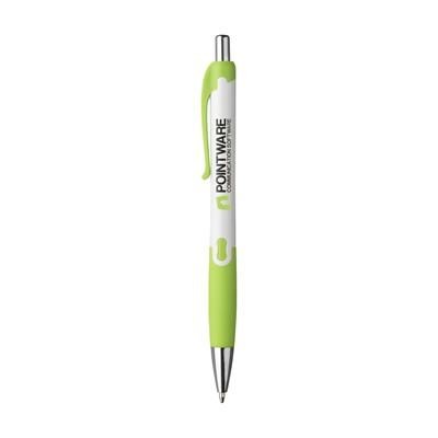 Branded Promotional ALLEGRO PEN in Lime Pen From Concept Incentives.