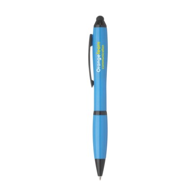 Branded Promotional ATHOSSOLIDTOUCH PEN in Light Blue Pen From Concept Incentives.