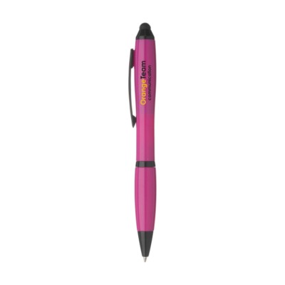 Branded Promotional ATHOSSOLIDTOUCH PEN in Pink Pen From Concept Incentives.