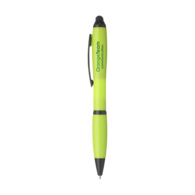 Branded Promotional ATHOSSOLIDTOUCH PEN in Lime Pen From Concept Incentives.