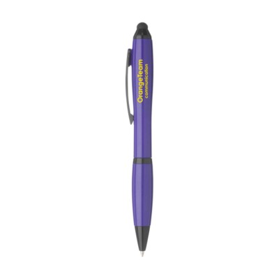 Branded Promotional ATHOSSOLIDTOUCH PEN in Purple Pen From Concept Incentives.