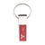 Branded Promotional ECLIPSE KEYRING in Red Keyring From Concept Incentives.