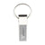 Branded Promotional ECLIPSE KEYRING in Grey Keyring From Concept Incentives.