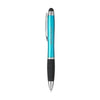 Branded Promotional LIGHT-UP LOGO TOUCH PEN in Light Blue Pen From Concept Incentives.