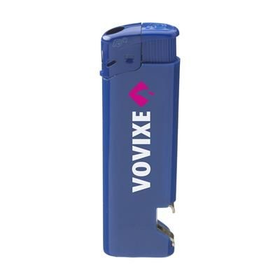 Branded Promotional TOPFIRE OPENER LIGHTER in Blue Lighter From Concept Incentives.