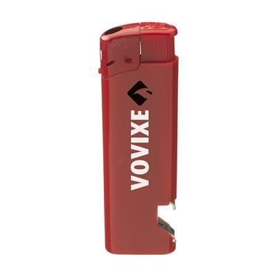 Branded Promotional TOPFIRE OPENER LIGHTER in Red Lighter From Concept Incentives.