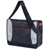 Branded Promotional BONNEVILLE POLYESTER SPORTS SHOULDER BAG in Black Bag From Concept Incentives.