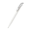 Branded Promotional SENATOR CHALLENGER SOFT TOUCH BALL PEN in White Pen From Concept Incentives.