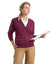 Branded Promotional JERZEES LADIES CARDIGAN Cardigan Jumper From Concept Incentives.