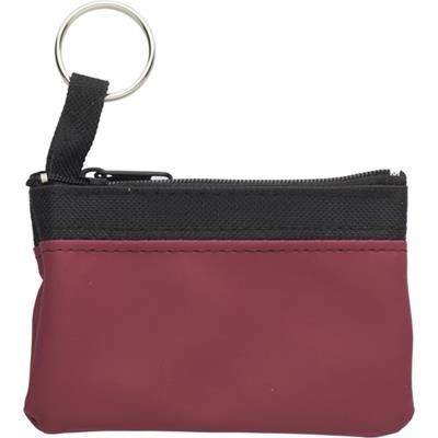 Branded Promotional KEY WALLET in Red Purse From Concept Incentives.