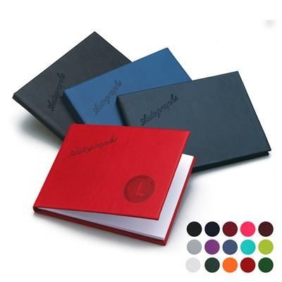 Branded Promotional AUTOGRAPH BOOK Autograph Book From Concept Incentives.