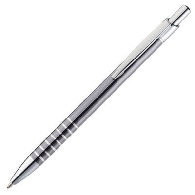 Branded Promotional ITABELA METAL BALL PEN in Grey Pen From Concept Incentives.