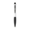 Branded Promotional ATHOS METALLIC TOUCH PEN in Offwhite Pen From Concept Incentives.