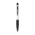 Branded Promotional ATHOS TOUCH BLACKGRIP PEN in offWhite Pen From Concept Incentives.