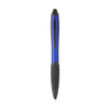 Branded Promotional ATHOS TOUCH BLACKGRIP PEN in Dark Blue Pen From Concept Incentives.