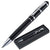 Branded Promotional ARESE METAL BALL PEN in Black Pen From Concept Incentives.