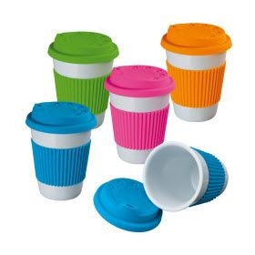 Branded Promotional LA MATA CERAMIC POTTERY MUG Travel Mug From Concept Incentives.