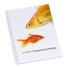 Branded Promotional A5 SPIRAL WIRO BOUND NOTE BOOK FULL COLOUR CARD COVER Note Pad From Concept Incentives.