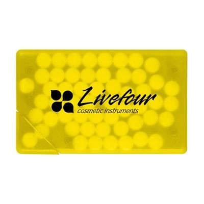 Branded Promotional MINTS HOLDER in Yellow Mints From Concept Incentives.
