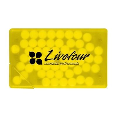 Branded Promotional MINTS HOLDER in Yellow Mints From Concept Incentives.