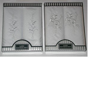 Branded Promotional LADIES BOXED COTTON HANDKERCHIEF SET Handkerchief From Concept Incentives.