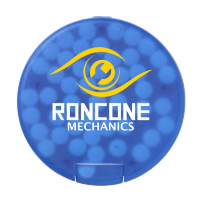 Branded Promotional CIRCLEMINT PEPPERMINTS in Blue Mints From Concept Incentives.