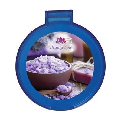 Branded Promotional SEE ME COMPACT MIRROR in Blue Mirror From Concept Incentives.