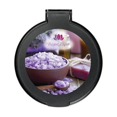 Branded Promotional SEE ME COMPACT MIRROR in Black Mirror From Concept Incentives.