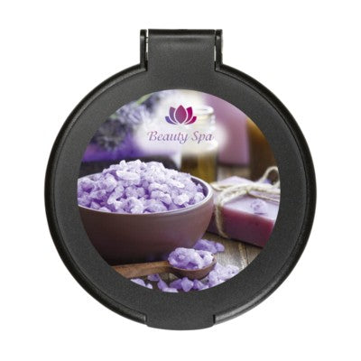 Branded Promotional SEEME COMPACT MIRROR in Black Mirror From Concept Incentives.