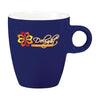 Branded Promotional COFFEE CERAMIC POTTERY CUP in Blue Mug From Concept Incentives.