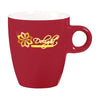 Branded Promotional COFFEECUP MUG in Red Mug From Concept Incentives.