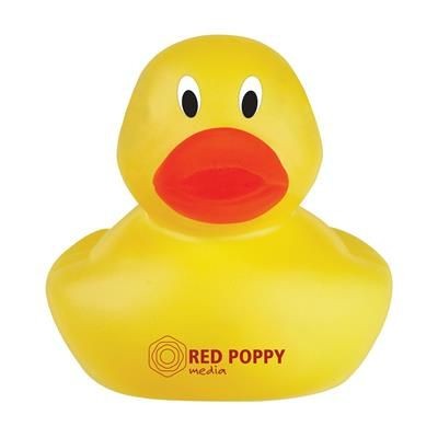 Branded Promotional LITTLE DUCK PLASTIC BATH TOY in Yellow Duck Plastic From Concept Incentives.