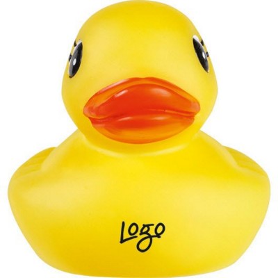 Branded Promotional LITTLE DUCK PLASTIC BATH TOY Duck Plastic From Concept Incentives.