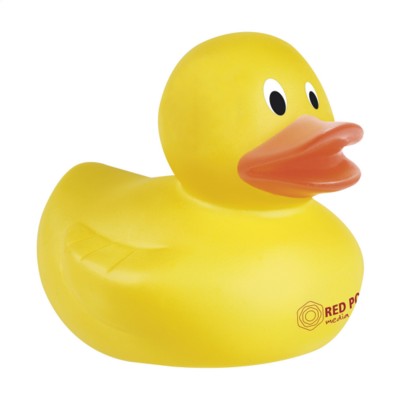 Branded Promotional LITTLEDUCK BATH TOY in Yellow Duck Plastic From Concept Incentives.