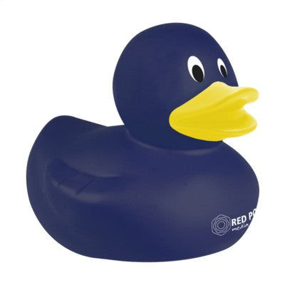 Branded Promotional LITTLEDUCK BATH TOY in Navy Duck Plastic From Concept Incentives.