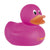 Branded Promotional LITTLEDUCK BATH TOY in Magenta Duck Plastic From Concept Incentives.