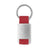 Branded Promotional ELOY KEYRING in Red Keyring From Concept Incentives.