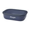 Branded Promotional MEPAL CIRQULA MULTI USE RECTANGULAR LUNCHBOX 2l in Navy Blue from Concept Incentives