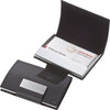 Branded Promotional BUSINESS CARD HOLDER in Black Business Card Holder From Concept Incentives.