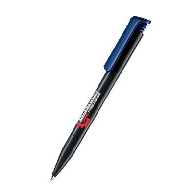 Branded Promotional SENATOR SUPER HIT RECYCLED BALL PEN in Dark Blue Pen From Concept Incentives.