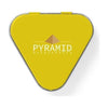 Branded Promotional LIPBALM TRIANGULAR in Yellow Lip Balm From Concept Incentives.