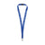 Branded Promotional LANYARD SAFETY 2 CM RPET LANYARD in Blue Lanyard From Concept Incentives.