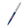 Branded Promotional SENATOR POINT METAL BALL PEN in Royal Blue Pen From Concept Incentives.