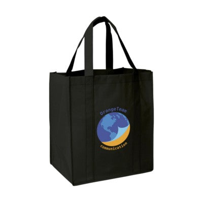 Branded Promotional SHOPXL SHOPPER TOTE BAG in Black Bag From Concept Incentives.
