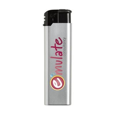 Branded Promotional ULTIMA LIGHTER in Silver Lighter From Concept Incentives.