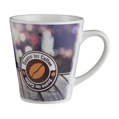 Branded Promotional FULL COLOUR IMAGINE MUG in White Mug From Concept Incentives.